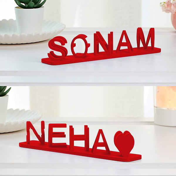 Dual Name Illusion Liebe 3D gedruckt als süße Geschenke