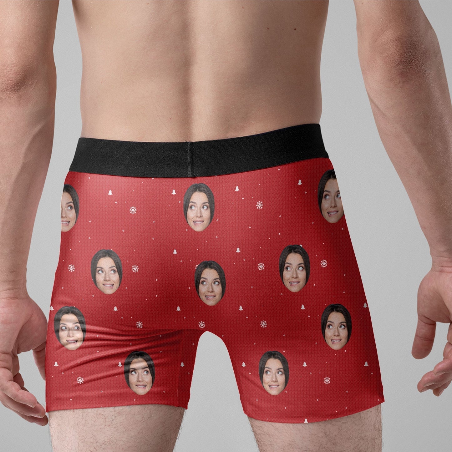 Maßgeschneiderte Herren-Boxershorts mit Fotomuster, personalisierte Boxershorts, Valentinstag, Jahrestagsgeschenk