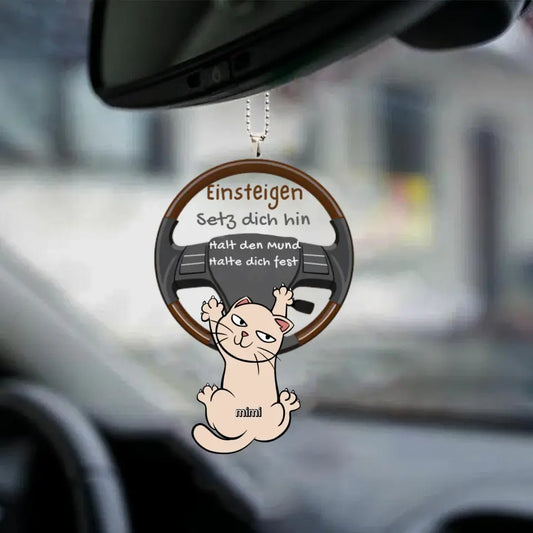 Lustiger Katzen-Schlüsselanhänger