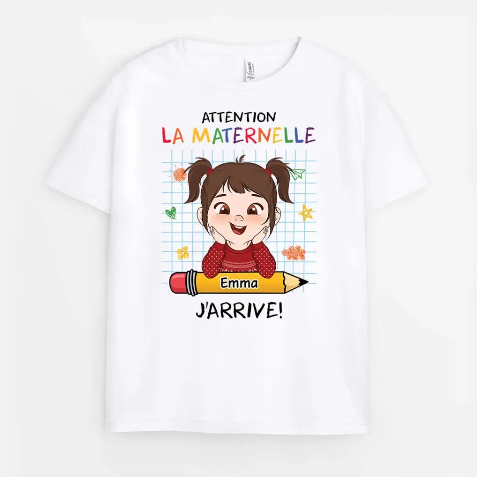 T-shirt pour enfants de la maternelle I'm Coming - Le cadeau parfait pour les enfants