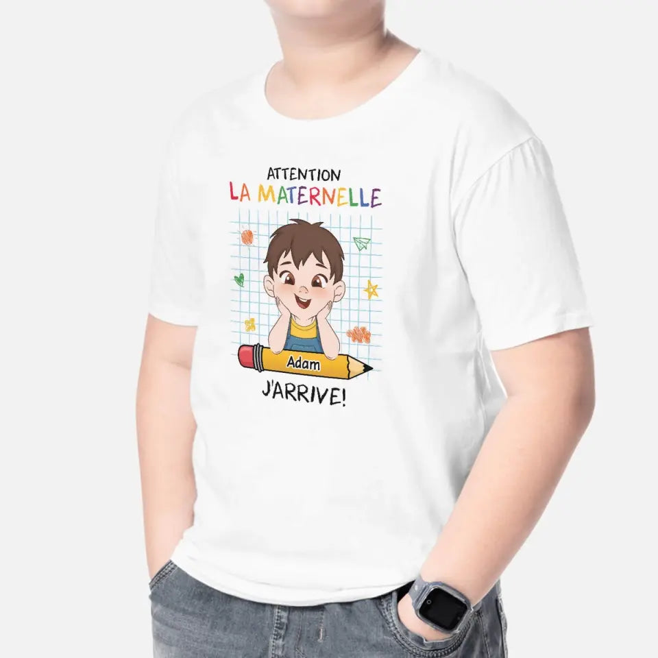 T-shirt pour enfants de la maternelle I'm Coming - Le cadeau parfait pour les enfants