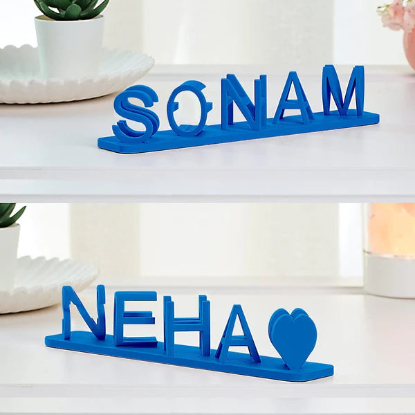 Dual Name Illusion Liebe 3D gedruckt als süße Geschenke