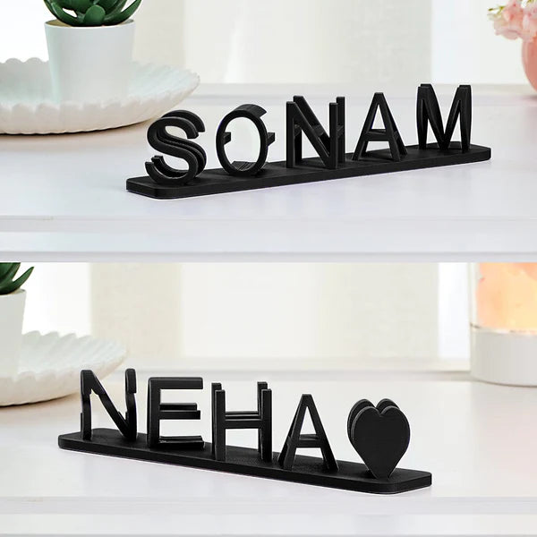 Dual Name Illusion Liebe 3D gedruckt als süße Geschenke