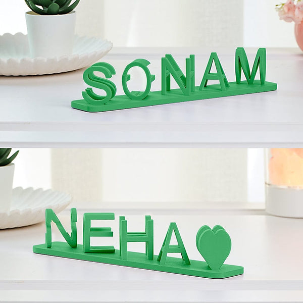 Dual Name Illusion Liebe 3D gedruckt als süße Geschenke