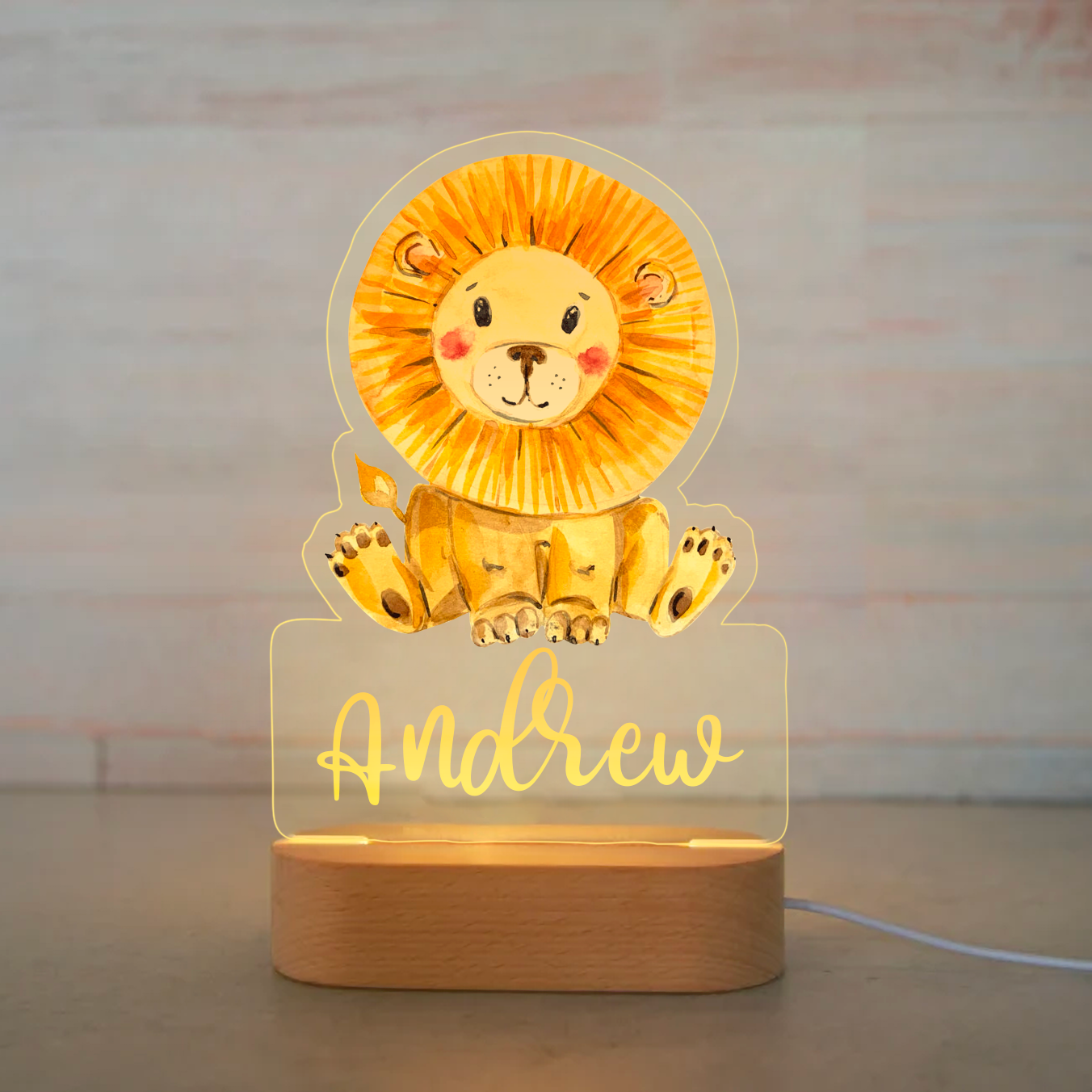 Lampe de rêve animalière personnalisée