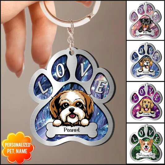 Haustier-Hundeliebhaber-kundenspezifische Zucht-personalisiertes Acryl Keychain